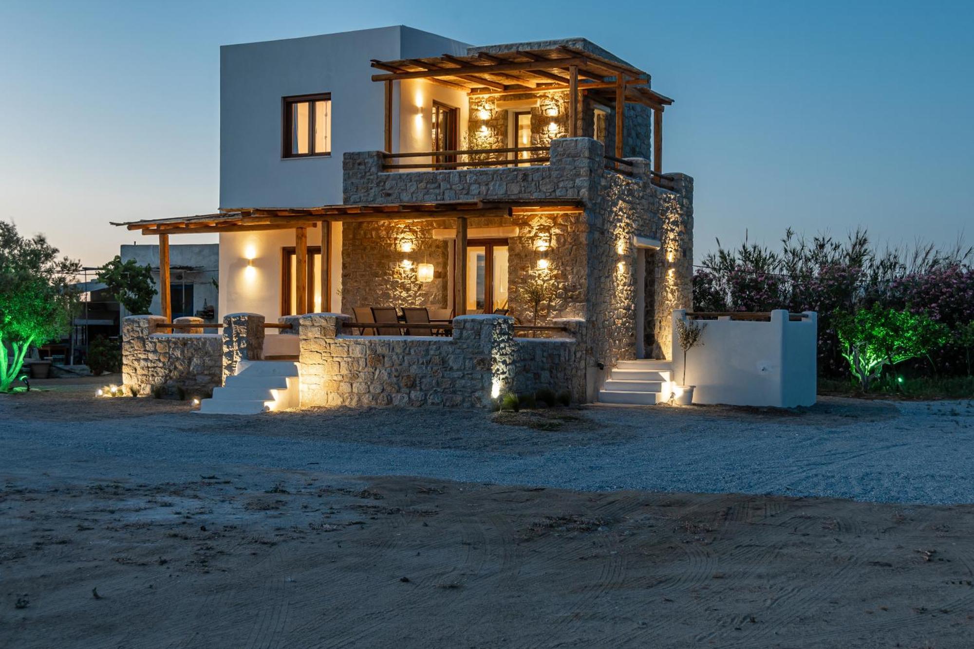 Naxos Beachwalk Villa Plaka Maragkas المظهر الخارجي الصورة