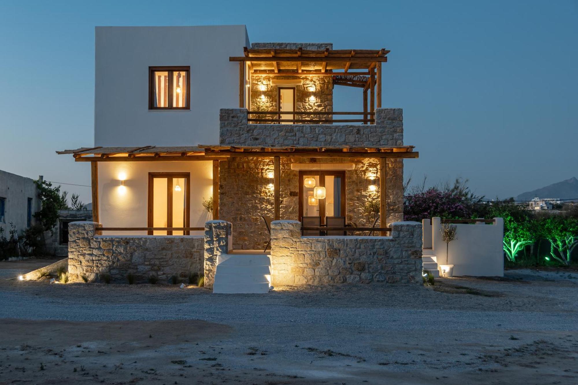 Naxos Beachwalk Villa Plaka Maragkas المظهر الخارجي الصورة