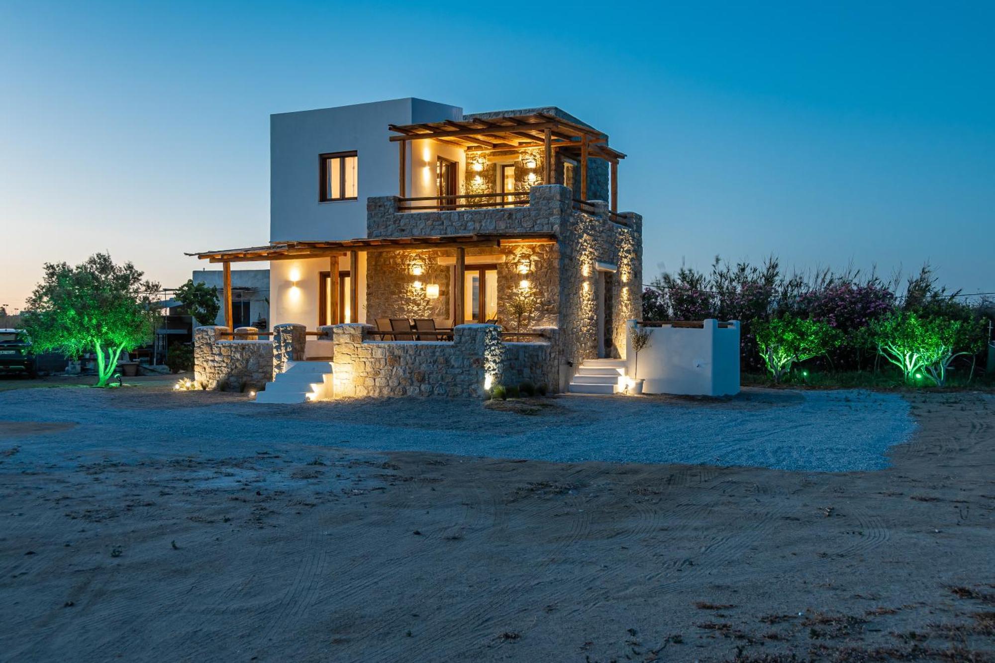 Naxos Beachwalk Villa Plaka Maragkas المظهر الخارجي الصورة